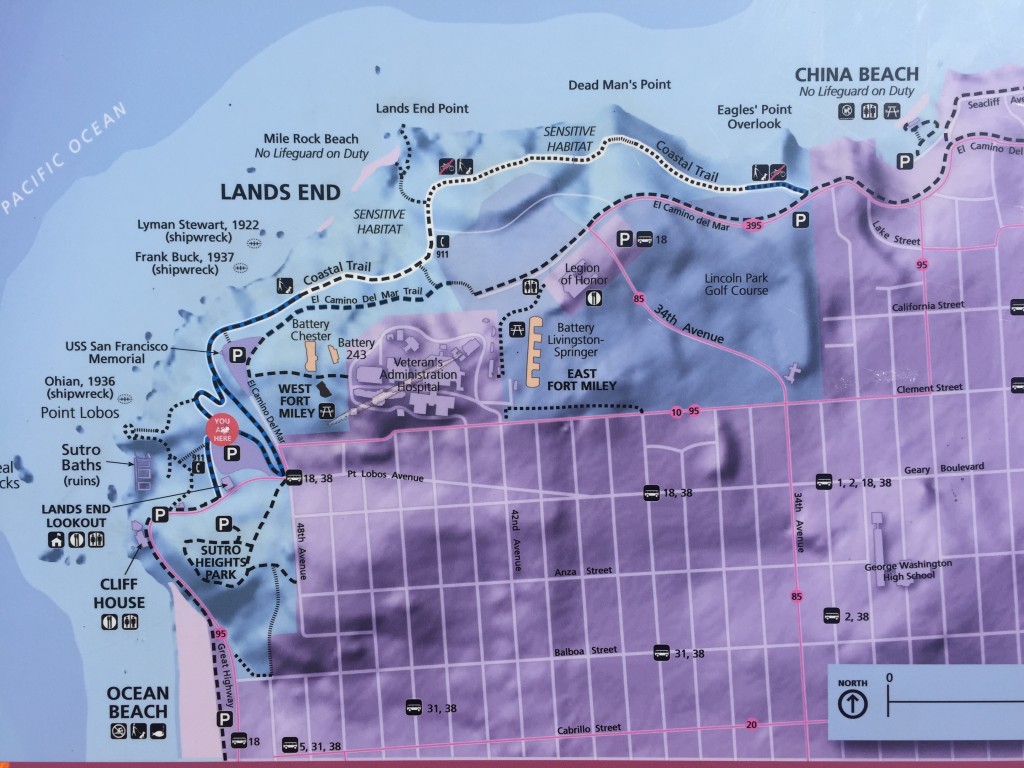 Lands End Map